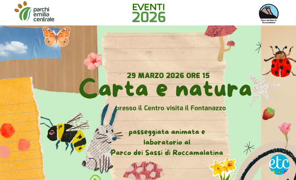 CARTA E NATURA: visita animata e laboratorio al Parco dei Sassi di Roccamalatina